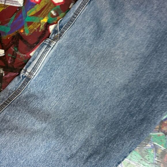 Y2K Levi’s Signature Carpenter Jeans - Men’s 34x30 - Baggy Fit Workwear Denim - Picture 4 of 13